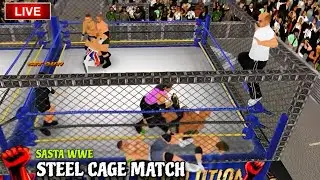 🔴LIVE🔴! STEEL CAGE MATCH ! WRESTLING REVOLUTION 3D ! ADAMISLIVE