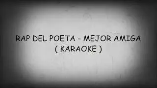 Rap Del Poeta (Karaoke) Letra