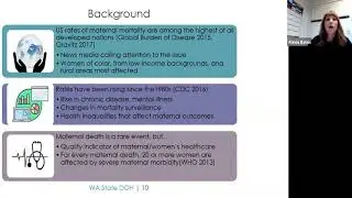 EWU Public Health Grand Rounds on Maternal Mortality - 11/30/2018