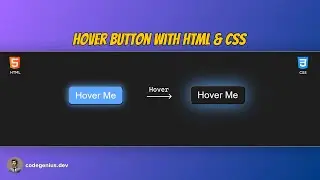 Create AMAZING Animated Button with HTML and CSS