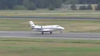 Cessna 560XL CS-DXL take off at Berlin Tegel Airport