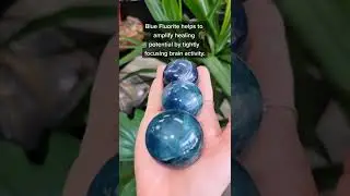 Blue Fluorite for focus.