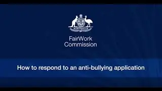 How to respond to an anti-bullying application