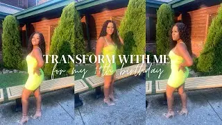 TRANSFORM WITH ME FOR MY 19th BIRTHDAY | wig install , nails , etc…