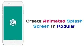 how to create animated splash screen in kodular