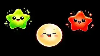 Baby Sleep Sensory ⭐ Glowing Stars & Moon to Help Babies Relax