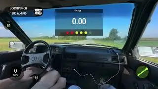 AUDI 80 1.8CARB MT FWD 1985 STOCK. 0-100 ACCELERATION 