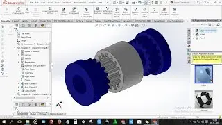 How to design Sleeve type coupling or Box Coupling (Power Grid) in solidworks