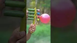 Creative Bamboo DIY | Colorful Balloon Popper Toy Idea for All Ages
