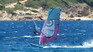 Windsurfing: Sant'Amanza (or Santa Manza), Corsica - summer 23