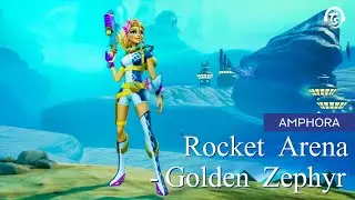 Rocket Arena Amphora Ability Gameplay on Golden Zephyr Map