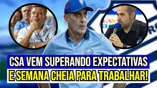 CSA VEM SUPERANDO AS EXPECTATIVAS E ITAMAR TERÁ SEMANA CHEIA PRA TRABALHAR