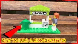 How To Build a lego newsstand