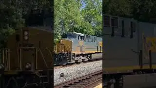 C750-01 with CSX engine #3313 leading with a quick horn show