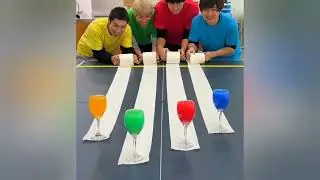 $10,000 Toilet Paper Race: Who Gets the Drink First? 🥇