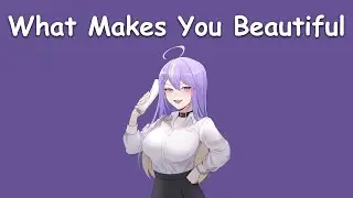 〖Moona Hoshinova〗One Direction - What Makes You Beautiful (with Lyrics)