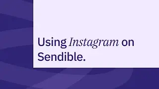 Using Instagram with Sendible