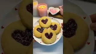 💗Valentines heart cookies recipe #baking #cookies #recipe #bakingrecipe #valentinesday #cookie