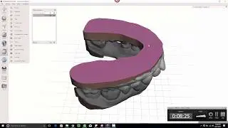 Video 4 of 5: MeshMixer - Dental Model Adding A Base