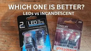 A REVIEW of LEDs vs. INCANDESCENT LIGHTS on my 2012 Ford Escape!  Let's Go!!
