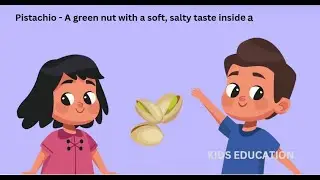 🧺 Nut Name Rhyme for Kids 🥜🌰 | Fun Learning| #kidslearning #treesnamerhyme #nurseryrhyme #learning