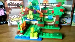 Обзор китайских конструкторов My world от LELE и SY