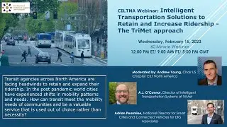 &ldquo;Intelligent Transportation Solutions to Retain and Increase Ridership &ndash; The TriMet approach&rdquo;