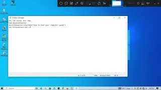 Make text to speech software just typing four line notepad programming.