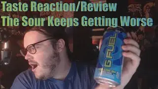 GFUEL Sour Chug Rug Taste Reaction/Review The Sour Keeps Getting Worse