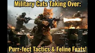 Military Cats Taking Over: Purr-fect Tactics & Feline Feats! #shorts