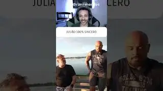 JULI&Atilde;O 100% SINCERO |  #rani_mendes #react #twitch #richardrasmussen #shorts #juliobalestrin