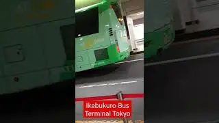 Tokyo, Ikebukuro Bus Terminal 10 minutes walk from Ikebukuro Train Station, Tokyo, Japan