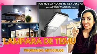 Foco solar de #temu