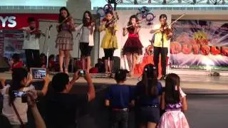 Elijah on her violin