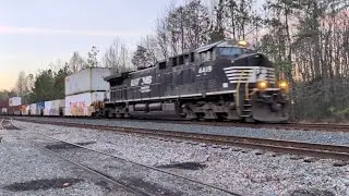 Norfolk Southern train 279 west bound at Abeline Virginia 1/23/26