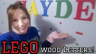 DIY Lego Letters for Lego Bedroom and Lego Workstation!