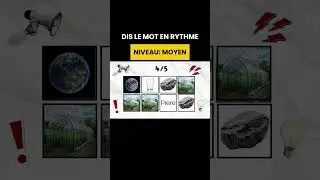 DIS LE MOT EN RYTHME | NIVEAU MOYEN | Fran&ccedil;ais #youtube #shorts #jeu #musique #pourtoi #viral