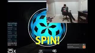 osu wiimote with a webcam picture thats wayyyy too big and blocks part of the osu map