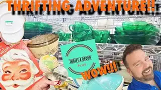 Thrifting Adventure! #thrifting #homedecor #vintage #shopping #decor 