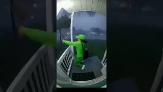 Grocery Delivery Gone WRONG in a Hurricane 🍏🌪️ | I Can&rsquo;t Stop Watching #shorts