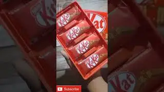 kitkat unboxing||#shorts #short #viral #bharathiskitchen ||family pack kitkat unboxing