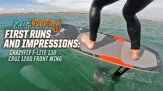 First Runs: CrazyFly F-Lite 130 & Cruz 1200 Wing - Kiteworld Magazine