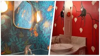 75 Premium Eclectic Powder Room Design Ideas #�675 You'Ll Love �