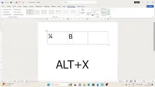 ALT+X