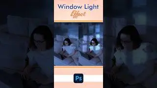 Create Window Light Effect in Photoshop #shorts #graphicdesign #photoshop #viral #grafyart