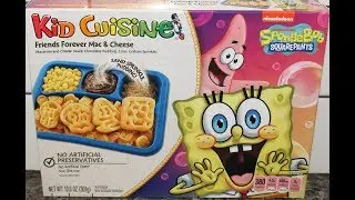 Kid Cuisine Friends Forever Mac & Cheese Nickelodeon Spongebob Squarepants Review