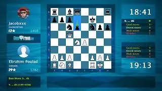 Chess Game Analysis: Ebrahim Poulad - Jacobxxx : 1-0 (By ChessFriends.com)