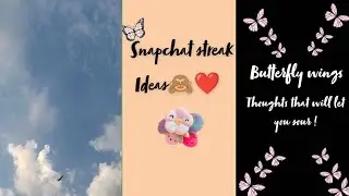 Aesthetic snap streak ideas ❤️🦋 //snap streak ideas// //bindass Seema//