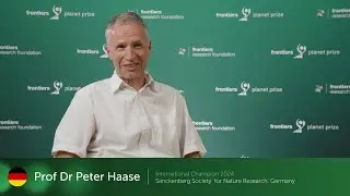 Prof. Dr. Peter Haase, International Champion 2024, Senckenberg Society for Nature Research, Germany