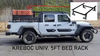 2020 Jeep Gladiator Sport S 29th Item: KREBOC Univ. 5ft Bed Rack